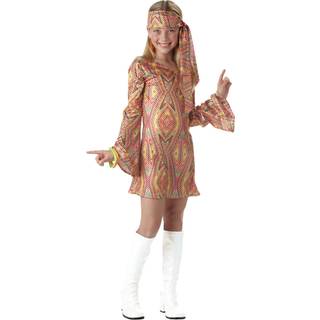 Californien kostumer b?rn Disco Girl Costume X-Large (12-14)