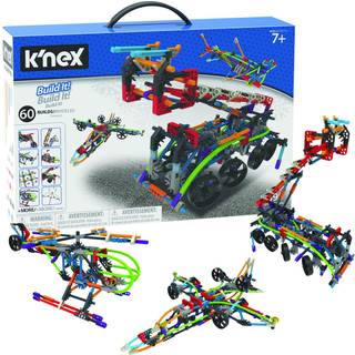 K'Nex Intermediate 60 Model Building Set - 395 dele - Alder 7 & Up - Creative Building Toy Multicolor Inkluderer K'Nex Parts and Pieces Instructi