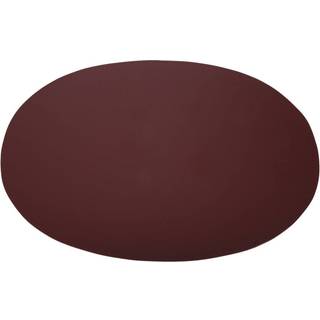 Ørskov Ørskov dækkeserviet læder oval bordeaux