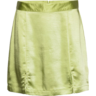 SatinaBZMolanna skirt - Acid lime