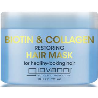 GIOVANNI Biotin & Collagen Hair Mask - Deeply Conditions Detangles hj?lper med at genbinde spaltede spidser til alle h?rtyper Fugtgivende hj?lper