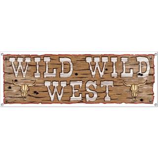 Beistle Wild Wild West Sign Banner Party Accessory