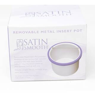 Satin Smooth tom metal voksbeholder – holdbar, genanvendelig beholder til salonbrug