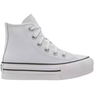 Converse Converse White Junior All Star EVA Lift Leather Trainers