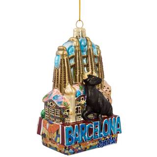Kurt S. Adler Kurt Adler Barcelona Glass Ornament til jul