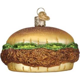 Old World Christmas Chicken Sandwich Glass blæst ornament til juletræ