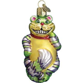 Old World Christmas Lover Collection Glass blæst ornamenter til juletræ chesire kat