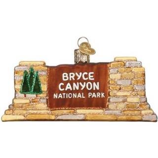 Old World Christmas Bryce Canyon National Park Glass bl?st ornament til juletr?