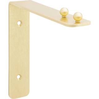 National Hardware N275-504 Square Plant Hanger 7 """" b?rstet guld