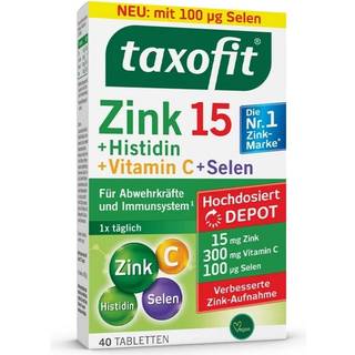 taxofit Zink+Histidin+Selen depottabletter 1268.25 DKK/1 kg