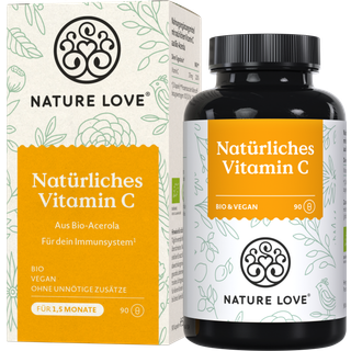 Nature Love Økologiske naturlige C-vitamin-kapsler