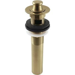 Kingston messing KB3007 vandhanelift og drejesvaskafløb med overløb 17 gauge børstet messing