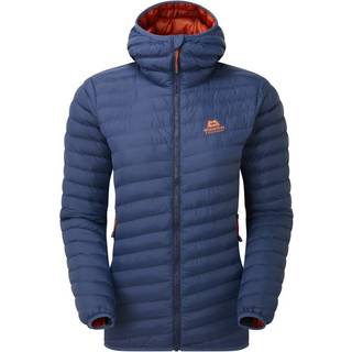 Mountain Equipment Women's Particle Hooded Jacket Syntetisk jakke Damer størrelse 40 farve blå