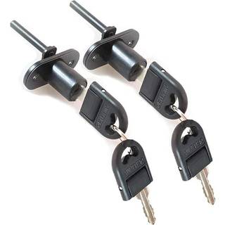Howdia 2 pcs - skuffe Lock Cabinet Locks With Keys Zinc Alloy Desk Locks File Cabinet Lock til garderobemøbler Locker Showcase med 2 Key 16mm (so
