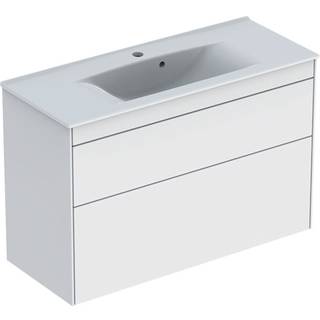 Ifö Sense møbelsæt 90 cm Compact med 2 skuffer og Sense vask, hvid