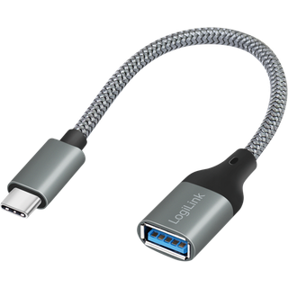 LogiLink USB-C -hane till USB-A hona OTG 15W 0,15m