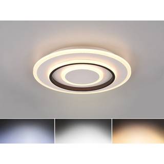 LED loftslampe Jora rund fjernbetjening, Ø 41 cm