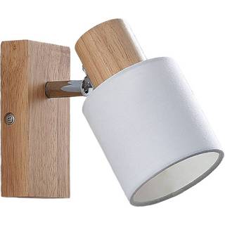 Lindby - Wanessa Væglampe Light Wood/White