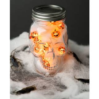 Halloween Mini Kürbis Lichterkette als Deko