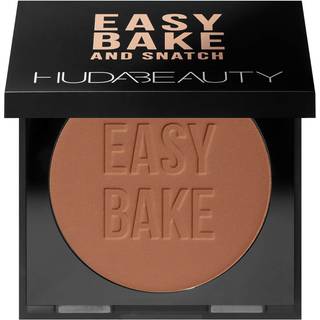 Huda Beauty - Easy Bake And Snatch - Pressed Brightening And Setting Powder - Easy Bake Powder Pressed Coffee Cake - For Women