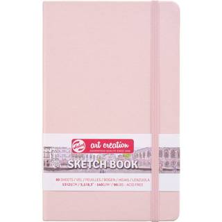 Hardcover Sketchbook - Pastel Pink 13 x 21 cm