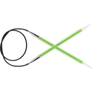 KnitPro ZING rundpind 80 cm (2.00-12.00mm) 3.50 mm Indhold:1 fast rundpind Materiale:Aluminium Type: Fast rundpind Størrelser:2.00-12.00 mm.