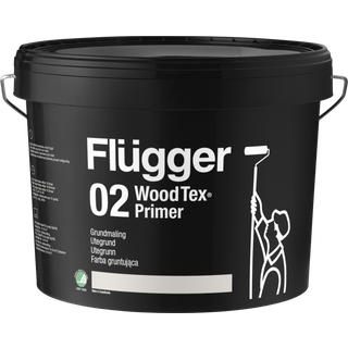 Svanemærket Flügger 02 Wood Tex - Pigmenteret Vandig Trægrunder 3 L