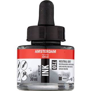 Amsterdam Akryl Ink, 30 ml. Neutral Grey (710)