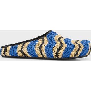 Marni x No Vacancy Inn raffia-effect slippers - multicoloured - EU 40