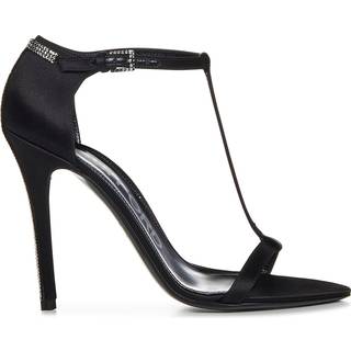 Tom Ford T crystal-embellished satin sandals - black - EU 39