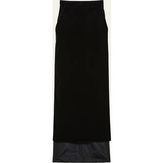 Max Mara Zuppa cotton maxi skirt - black - L