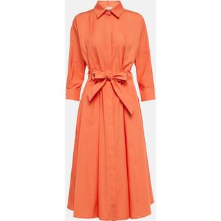Max Mara Flavio cotton poplin shirt dress - pink - XXS