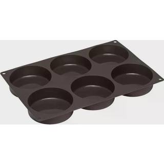 Burgerbolle Silikoneform/Flexiform - 6stk. Ø10cm, Lurch