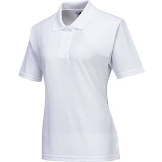 Napels Dame Polo Shirt - Hvid (Størrelse: Medium)