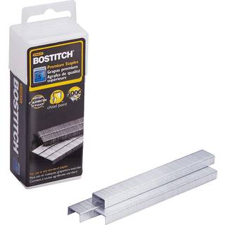 Bostitch Office Premium Standard Staples i klar plastboks 1/4 tommer ben reduceret fastklemning 5 000 pr. Boks (SB10)