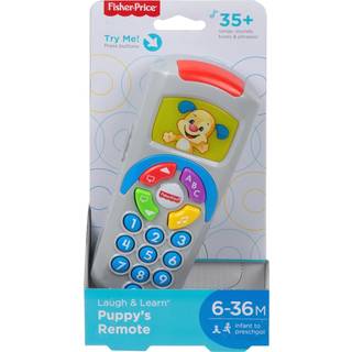 Fisher-Price Laugh & Learn Baby Learning Toy Puppy's Remote foregive TV-kontrol med musik og lys i alderen 6+ m?neder