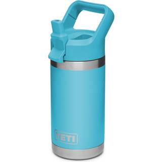 Yeti Rambler Jr. 12 Oz B?rnsflaske med Straw Cap Reef Blue