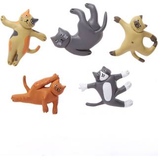 Kikkerland Cat Yoga Magnets (MG89)
