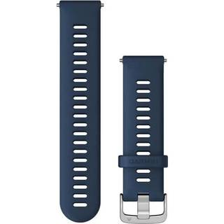 Garmin Quick Release 22 mm Blå Silikone Rem til Sportsur - Komfortabelt Tilbehør til Løb - På lager - Hurtig levering
