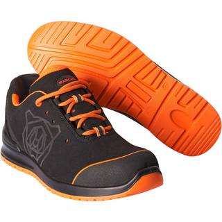 MASCOT® Sikkerhedssko Sort/Stærk Orange F0210-702-0998 45