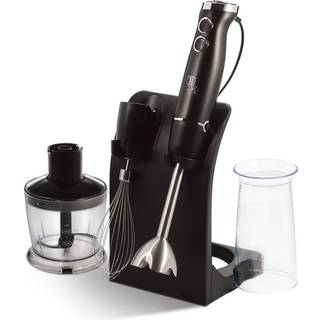 Berlinger Haus - 2-i-1 Stavblender & Chopper 500W i 5 dele - Black Silver Collection