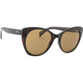 Levi&#39;s LV 1015/S 086/70 55 Solbriller Kvinder Tortoiseshell - Dark Tortoise - 55mm