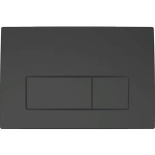 Geberit Delta50 betjeningsplade duo, sort mat