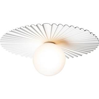 Nuura liila muuse medium væg/loftlampe hvid/opal