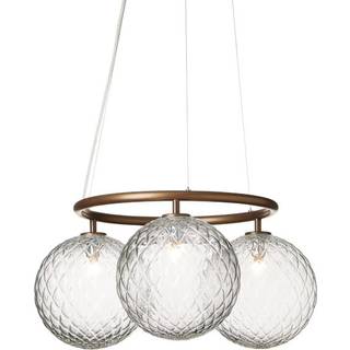 Nuura Miira 3 Circular Pendel Mørk Bronze/Optic Clear