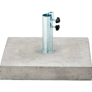 Parasolfod 40 kg - 50x50 i beton, Grå