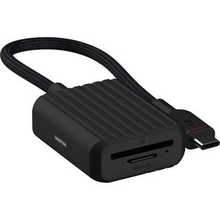 Unysink USB-C til hukommelseskort-adapter 10381 (sort) - På lager i butik