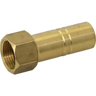 Adapter Whale Stem Adaptor, messing, Whale Quick Connect 15 mm (WS15) (udvendig) til 3/8" G (BSP) (indvendig), messingfarvet, 1 styk