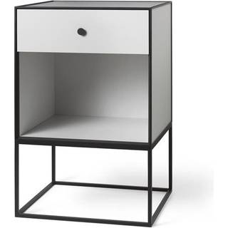 Audo Copenhagen Frame 49 Sidebord Med 1 Skuffe t - Sidebord & Aflastningsbord Melamin Lysegrå - 71074-001581