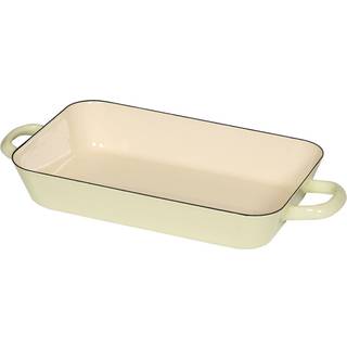 Riess Classic Pastell Bratpfanne 29 x 18 cm gelb - Emaille - Gelb